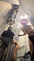 試着室の着替え