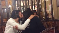 ふざけてレズキス二組
