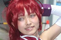 コスプレイヤーの顔面アップ118
