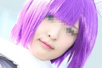 コスプレイヤーの顔面アップ027