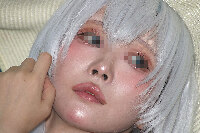 コスプレイヤーの顔面アップ252
