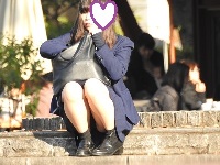 制服姿の可愛いコを発見！！（ＦＨＤ）大変です！！パンツが見えてますよ１２