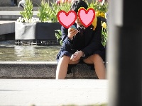 黒パン？見せパン？お座りしーちゃん！！大変です！！パンツが見えてますよ特別編２