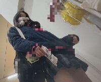 JKチラリズム＃25   可愛いピンクパンツ