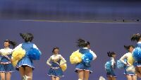 なにわガールズ446　【4K】 いよいよパンピーにも登場！　野球の伝統校は清楚ハミパンで応援します！