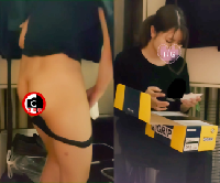 【他サイト販売物再販】居〇屋アルバイト 着替え ナプ替えで生尻披露したJD1バイト　6日分