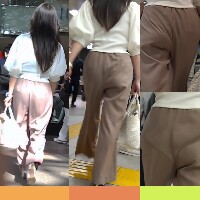 SS級丸の内の美人OLさん尻肉が上下左右に揺れる透ける□激写
