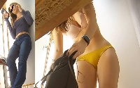 スナイパーの視界 Vol.202　パンチラ&rarr;着替え&rarr;パンチラ！3人の金髪娘の痴態調査編