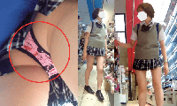 聖地●袋駅/公衆の面前でスカート折りまくるクソミニ美少女