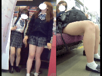 美少女JK12分追跡したらバレ発生