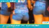 コートの女神たち＃287【4K】ダムの衣装で乾杯！