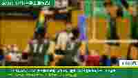 コートの女神たち＃266【5K相当静止画】女子バレー熱戦　ネット際の攻防とチームの結束