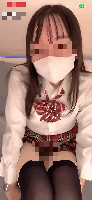 超かわいいマスクっ子が制服でちらちら配信