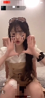 帽子が似合う超かわいい子のちらちら配信